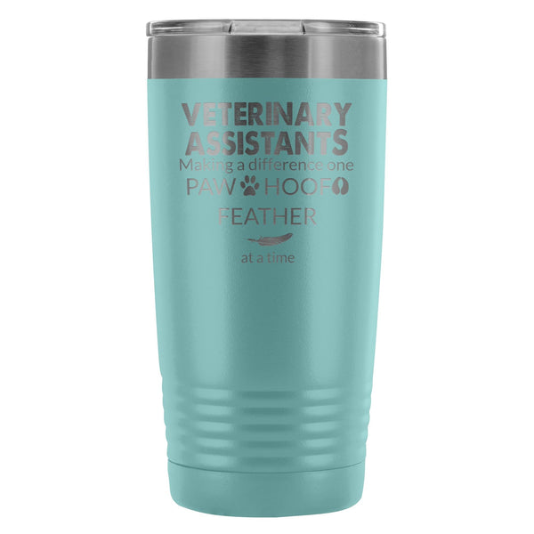 Vet Assistant- Making a Difference 20oz Vacuum Tumbler-Tumblers-I love Veterinary