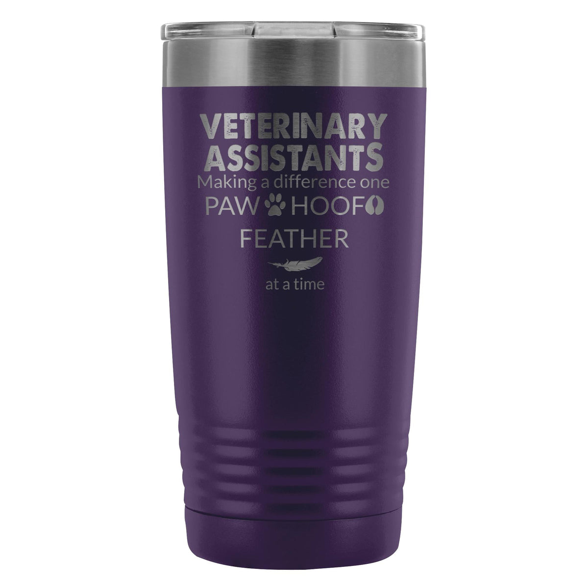 Vet Assistant- Making a Difference 20oz Vacuum Tumbler-Tumblers-I love Veterinary