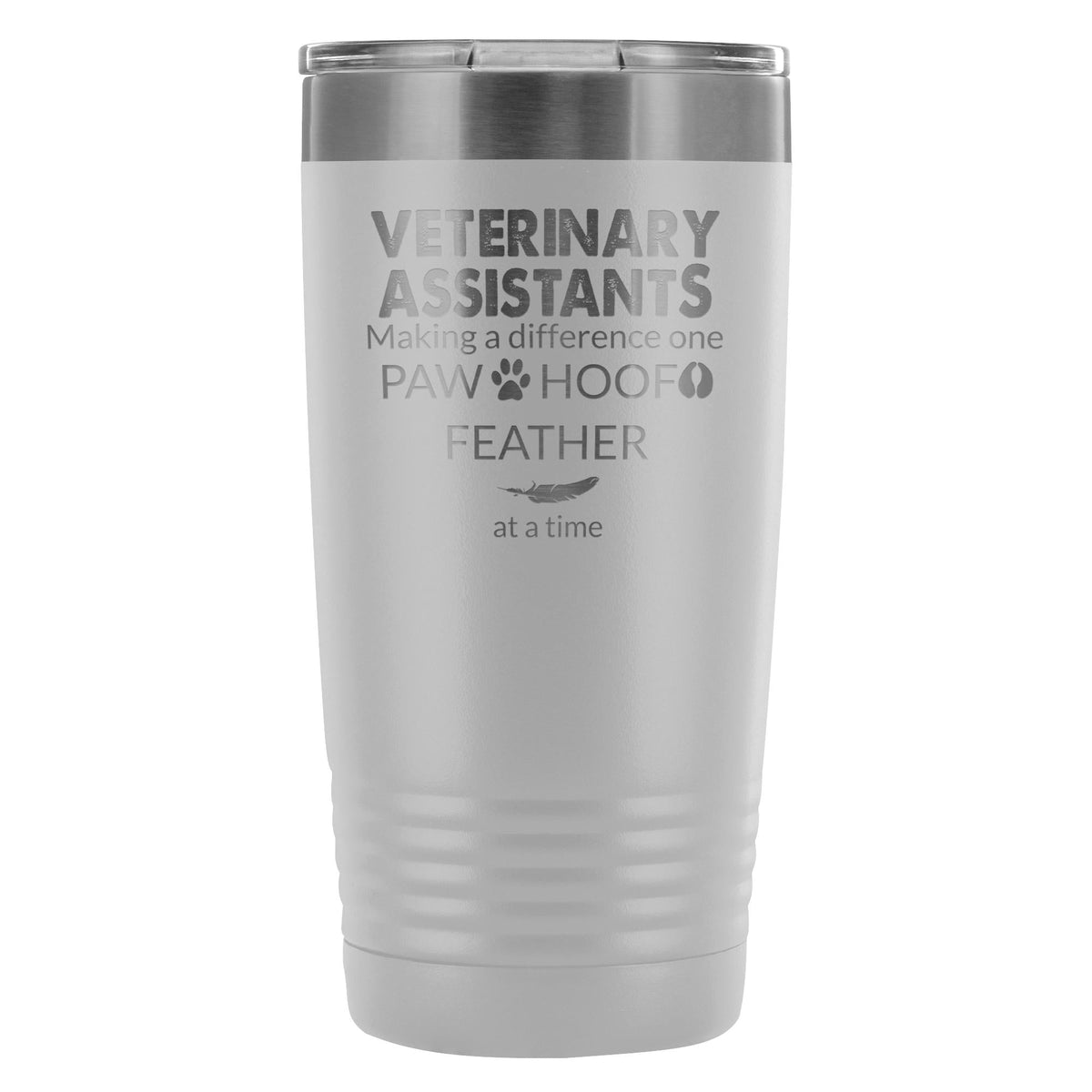 Vet Assistant- Making a Difference 20oz Vacuum Tumbler-Tumblers-I love Veterinary