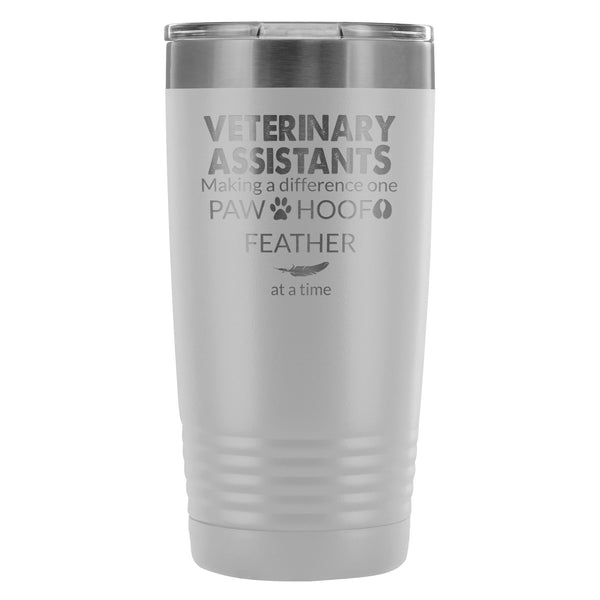 Vet Assistant- Making a Difference 20oz Vacuum Tumbler-Tumblers-I love Veterinary