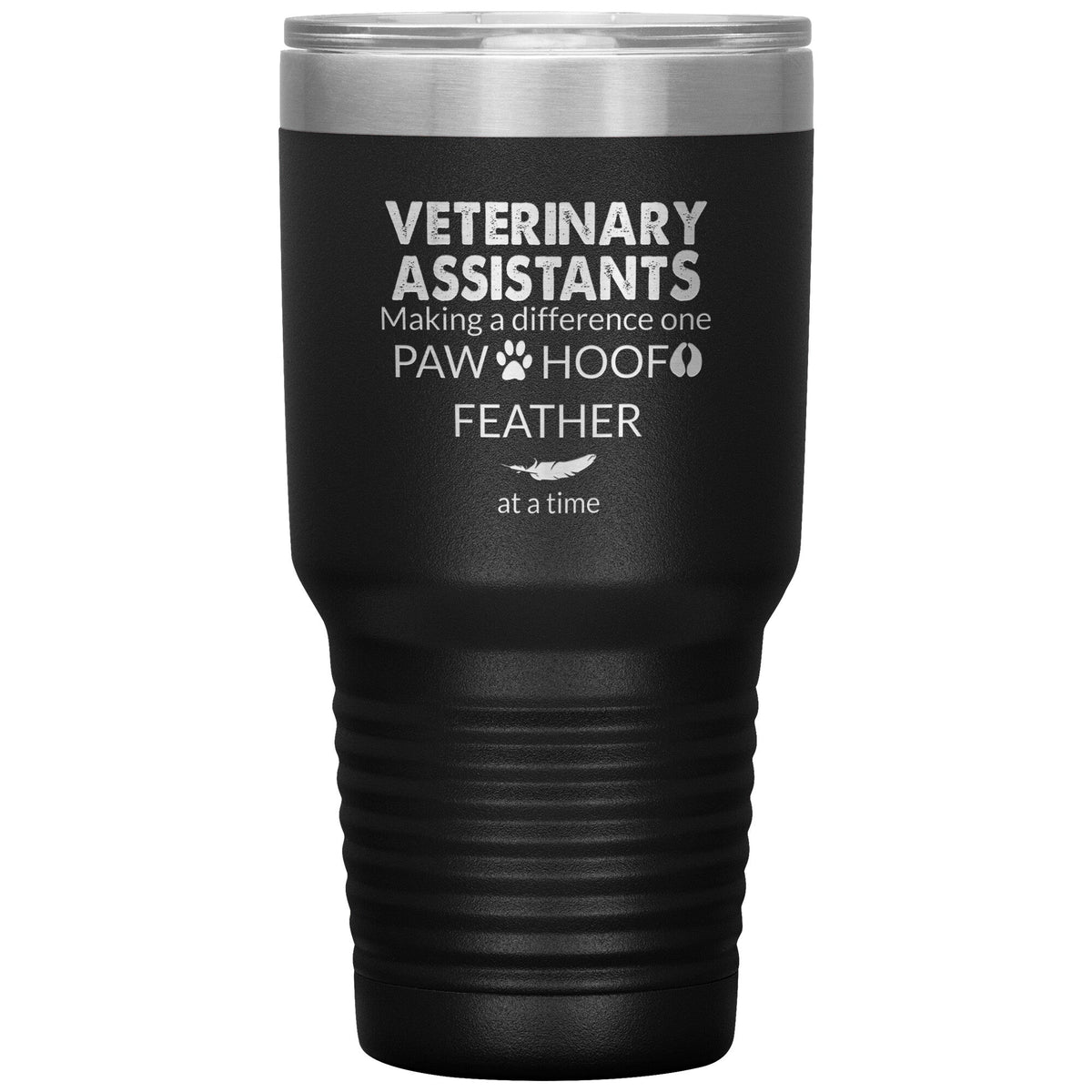 Vet Assistant- Making a Difference 30 Oz TL variant-Tumblers-I love Veterinary
