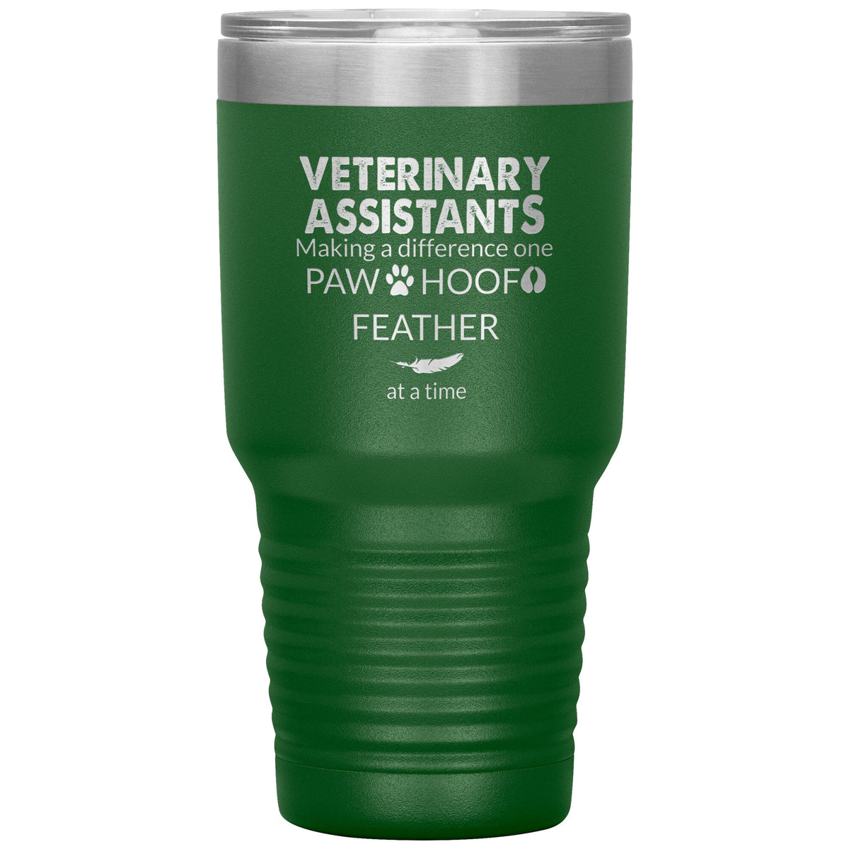 Vet Assistant- Making a Difference 30 Oz TL variant-Tumblers-I love Veterinary