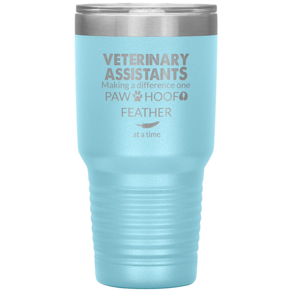 Vet Assistant- Making a Difference 30 Oz TL variant-Tumblers-I love Veterinary