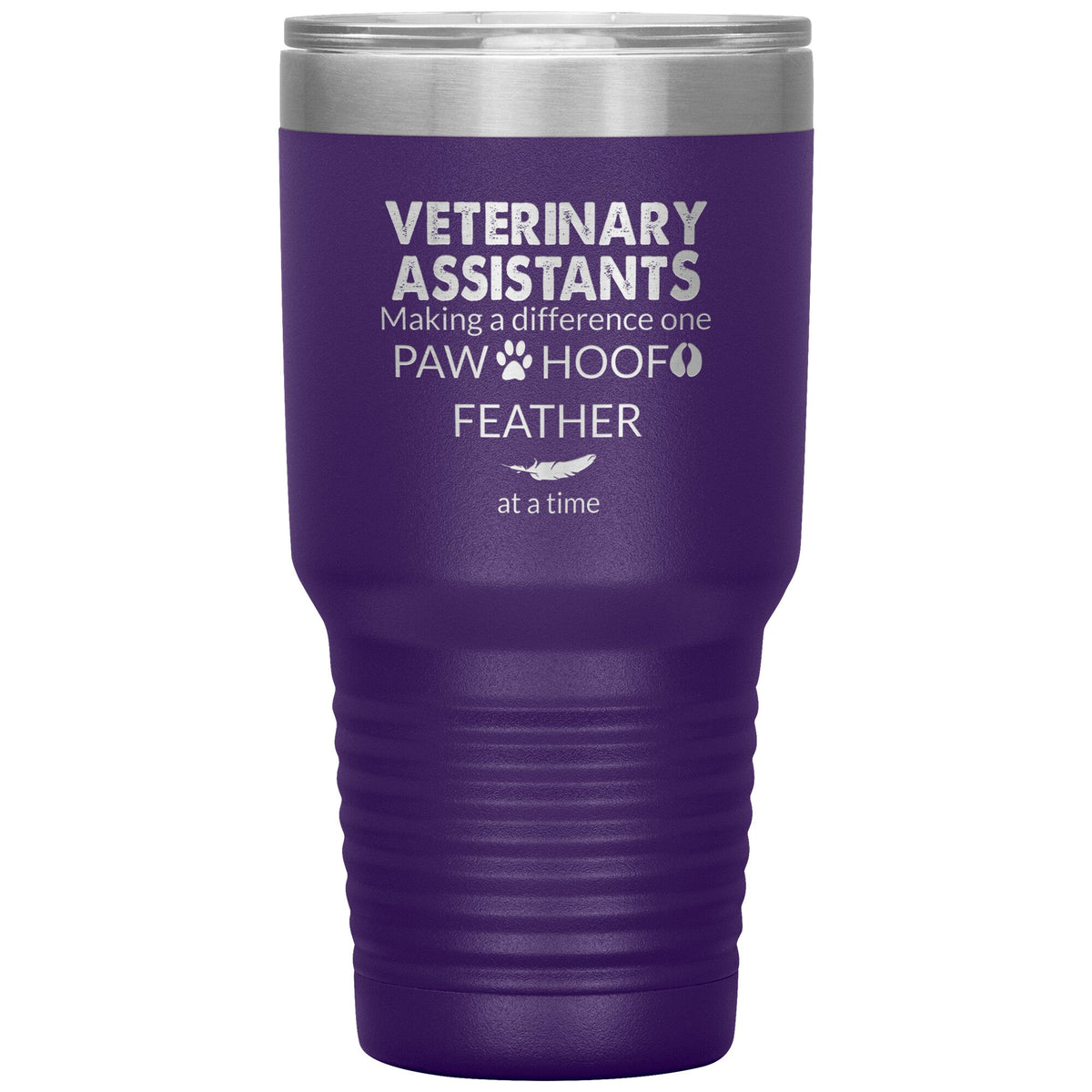 Vet Assistant- Making a Difference 30 Oz TL variant-Tumblers-I love Veterinary