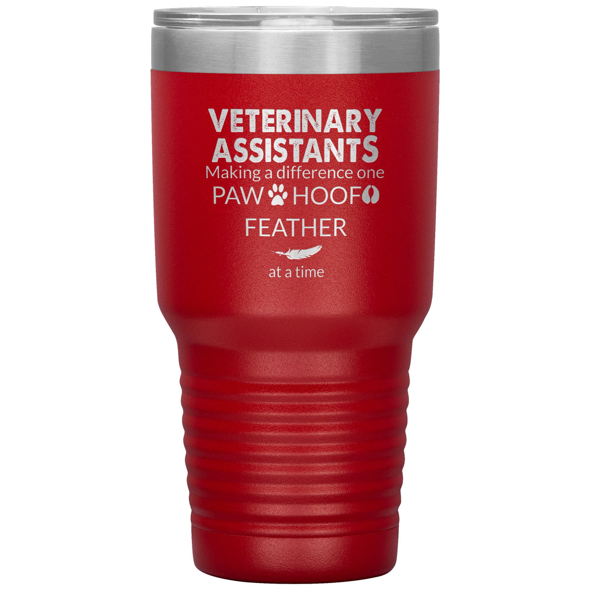 Vet Assistant- Making a Difference 30 Oz TL variant-Tumblers-I love Veterinary