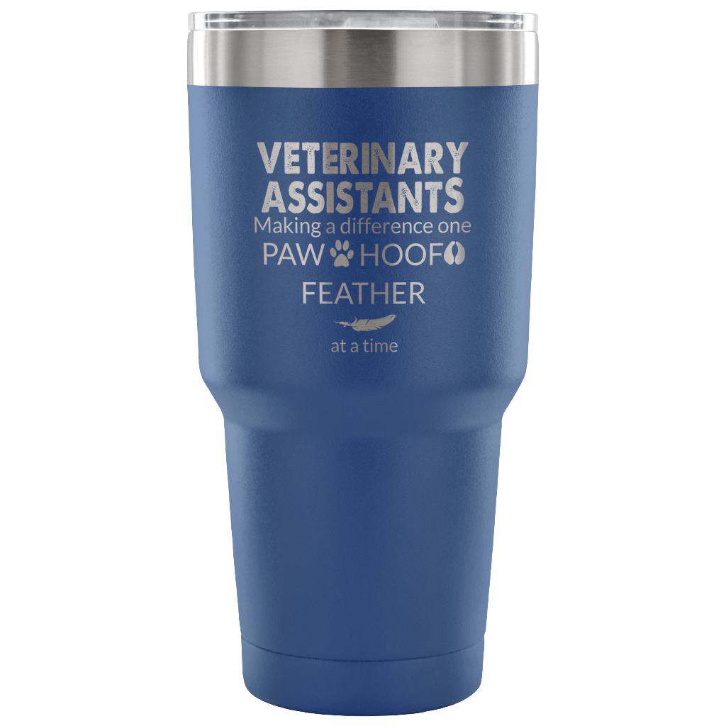 Vet Assistant- Making a Difference 30oz Vacuum Tumbler-Tumblers-I love Veterinary