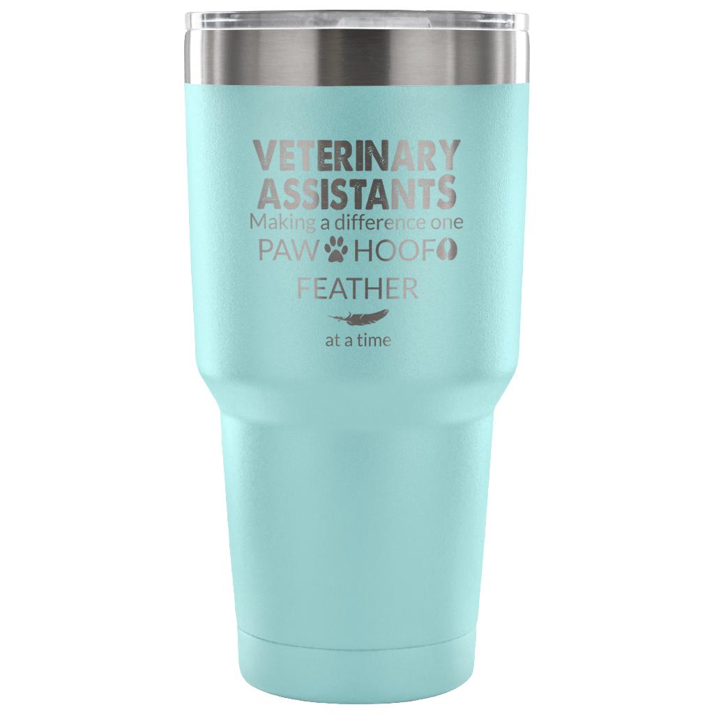 Vet Assistant- Making a Difference 30oz Vacuum Tumbler-Tumblers-I love Veterinary