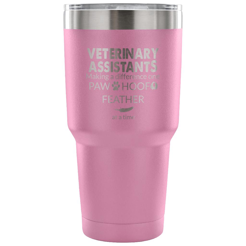 Vet Assistant- Making a Difference 30oz Vacuum Tumbler-Tumblers-I love Veterinary