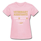 Vet Assistant- Making a Difference Gildan Ultra Cotton Ladies T-Shirt-Ultra Cotton Ladies T-Shirt | Gildan G200L-I love Veterinary