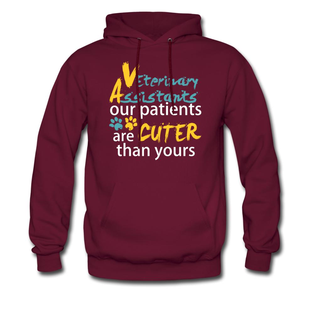 Vet Assistant Our patients are cuter than yours Unisex Hoodie-Men's Hoodie | Hanes P170-I love Veterinary