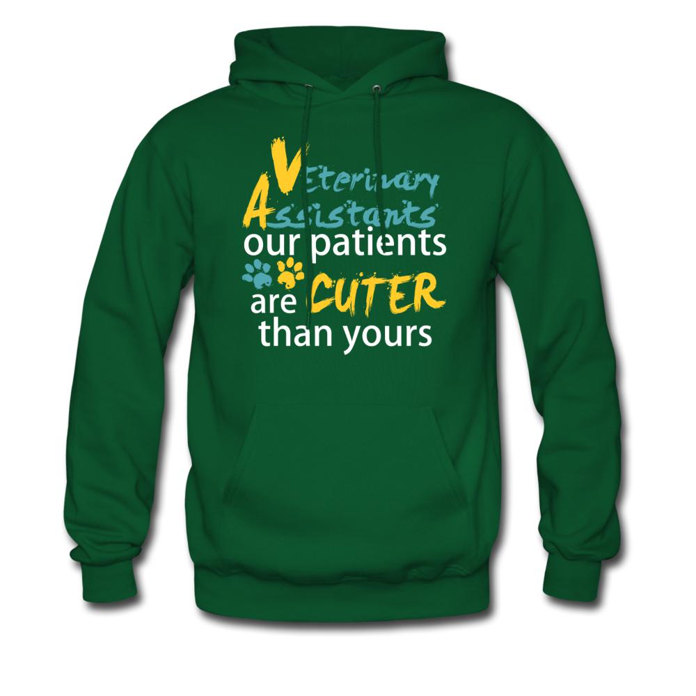 Vet Assistant Our patients are cuter than yours Unisex Hoodie-Men's Hoodie | Hanes P170-I love Veterinary