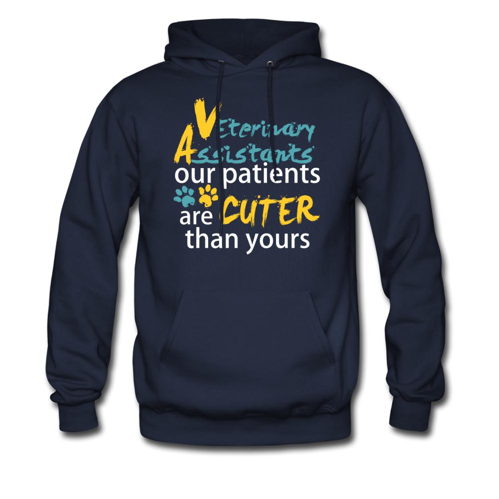 Vet Assistant Our patients are cuter than yours Unisex Hoodie-Men's Hoodie | Hanes P170-I love Veterinary