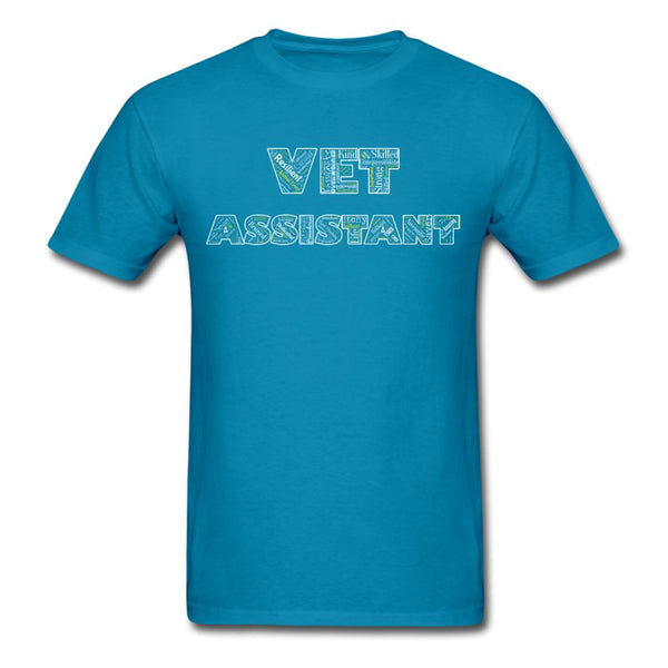 Vet Assistant Typography Unisex T-shirt-Unisex Classic T-Shirt | Fruit of the Loom 3930-I love Veterinary