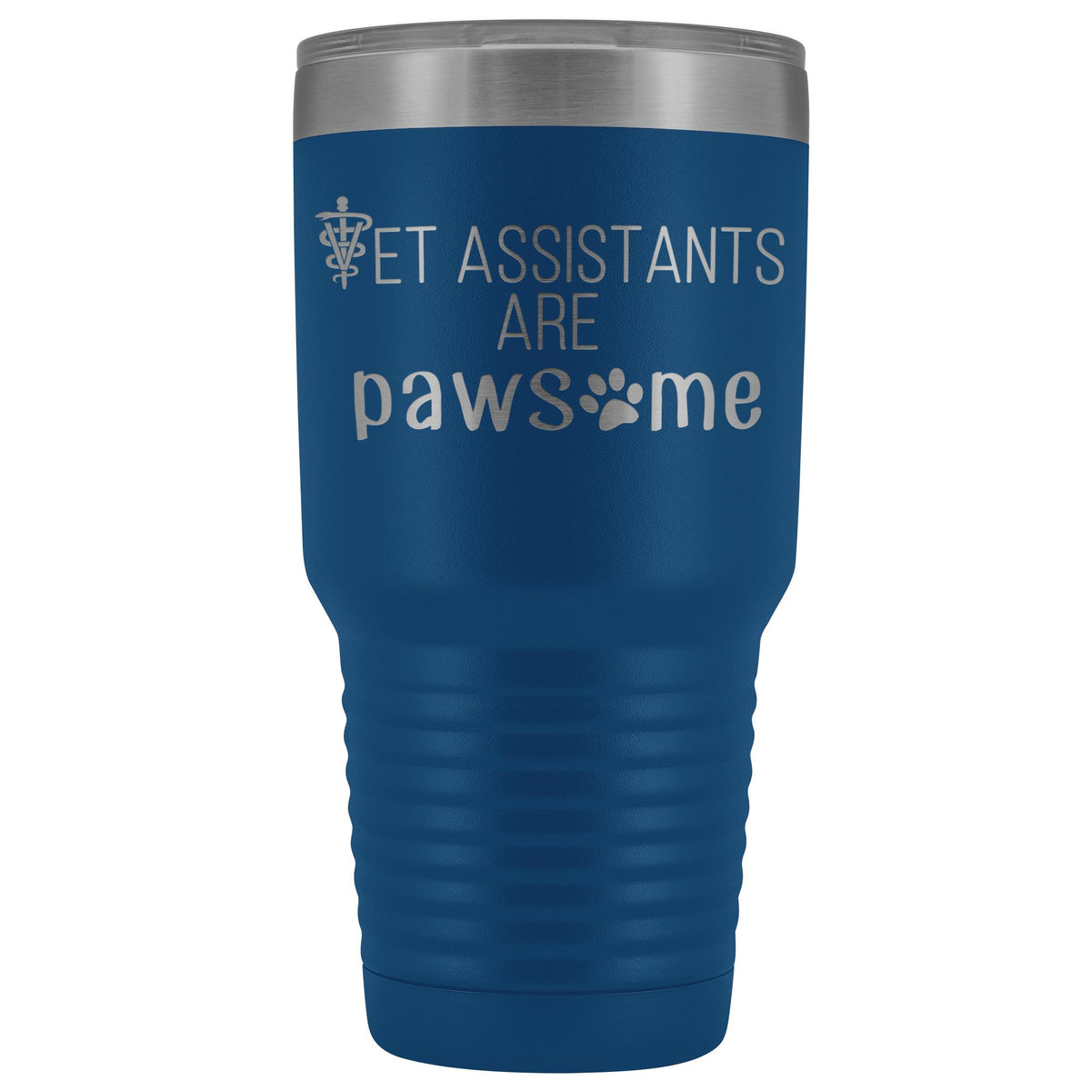 Vet Assistants are Pawesome 30 oz Vacuum Tumbler-Tumblers-I love Veterinary