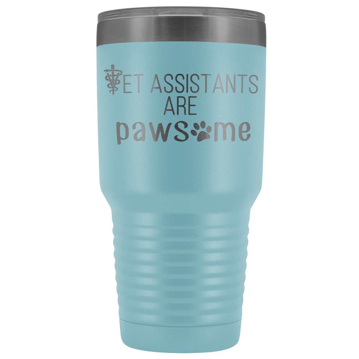 Vet Assistants are Pawesome 30 oz Vacuum Tumbler-Tumblers-I love Veterinary