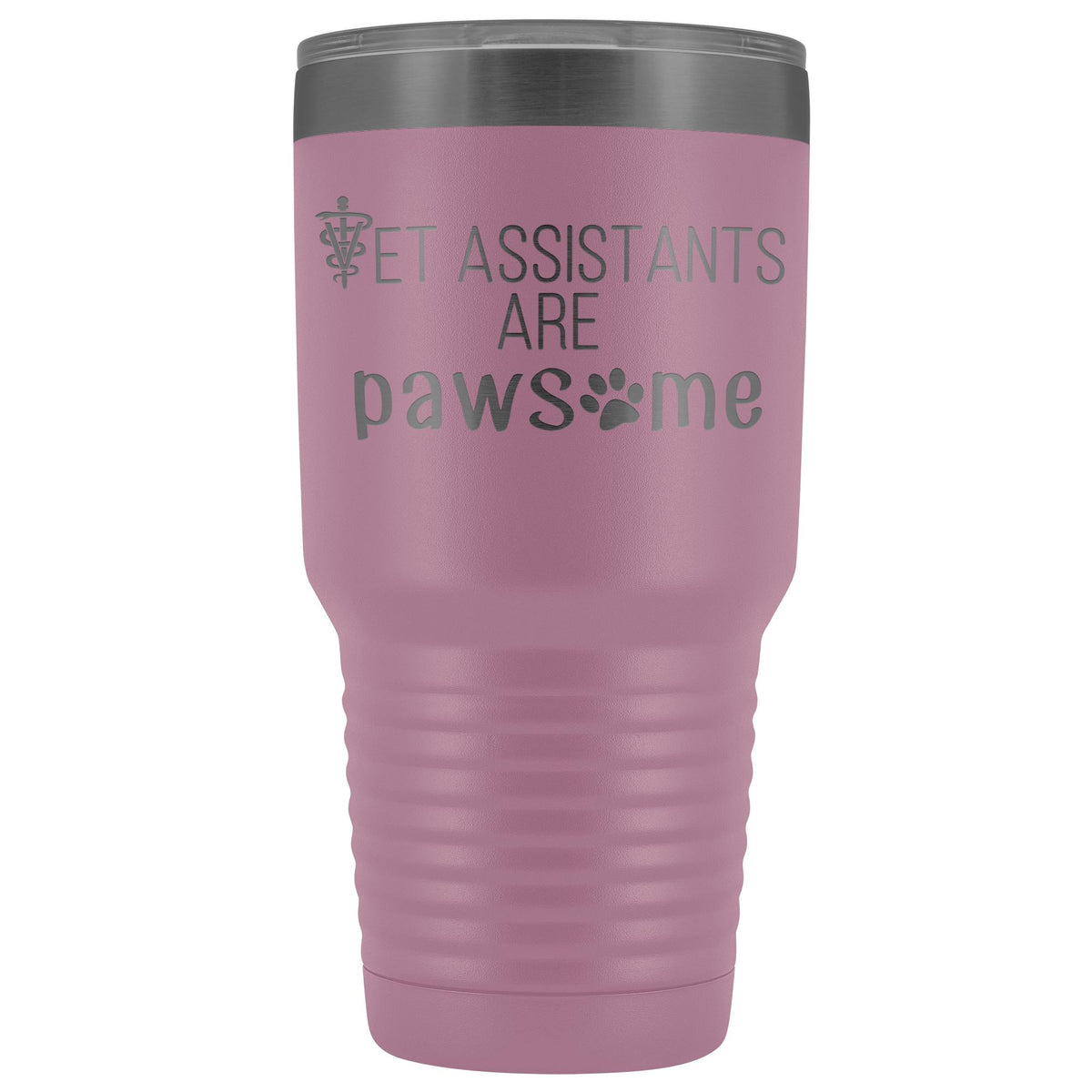 Vet Assistants are Pawesome 30 oz Vacuum Tumbler-Tumblers-I love Veterinary