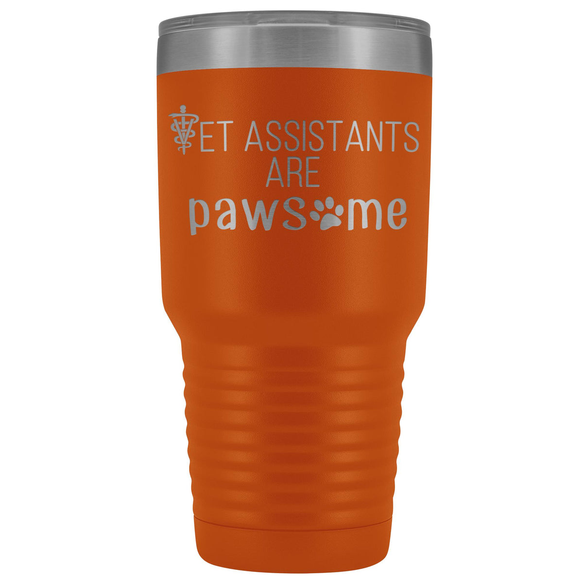 Vet Assistants are Pawesome 30 oz Vacuum Tumbler-Tumblers-I love Veterinary