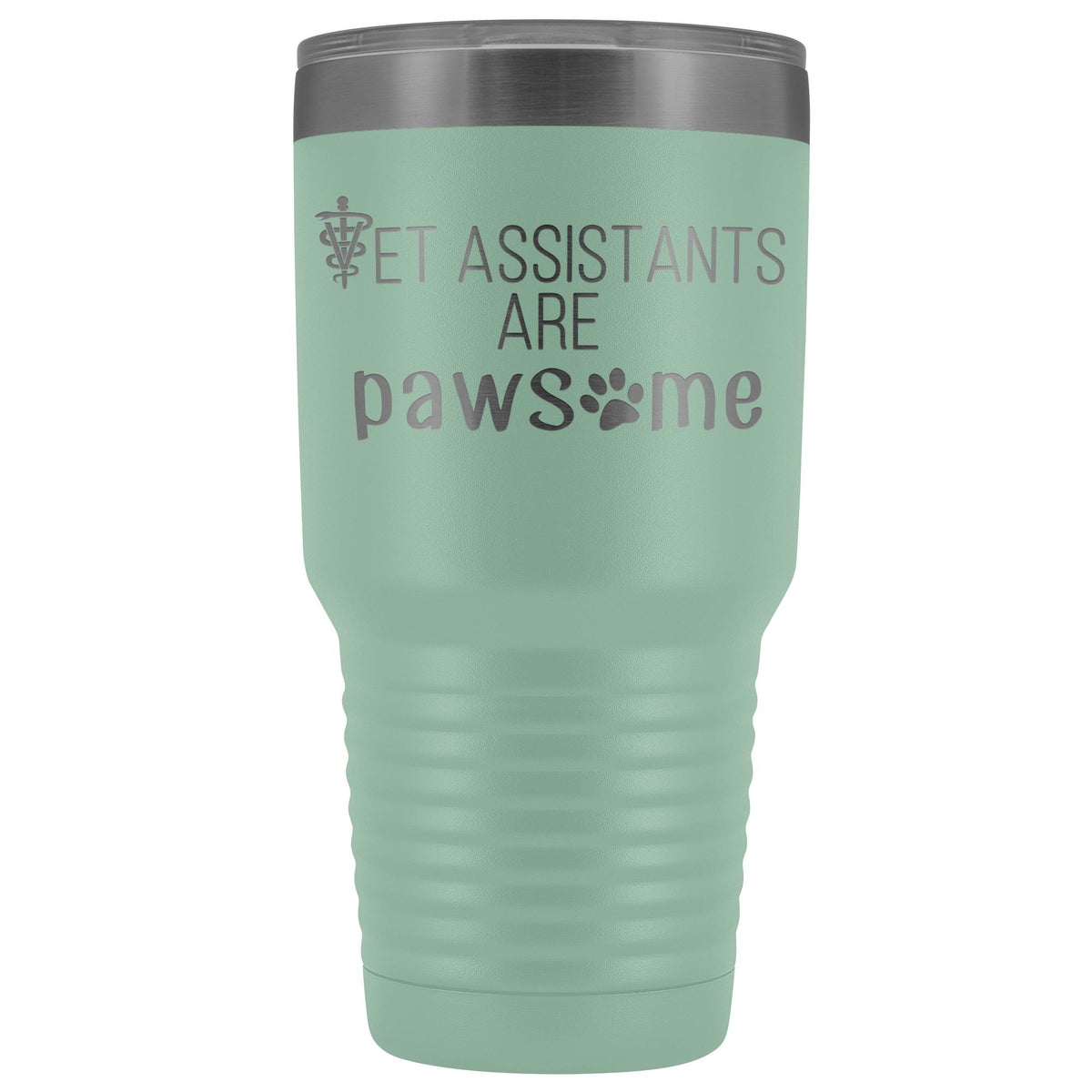 Vet Assistants are Pawesome 30 oz Vacuum Tumbler-Tumblers-I love Veterinary