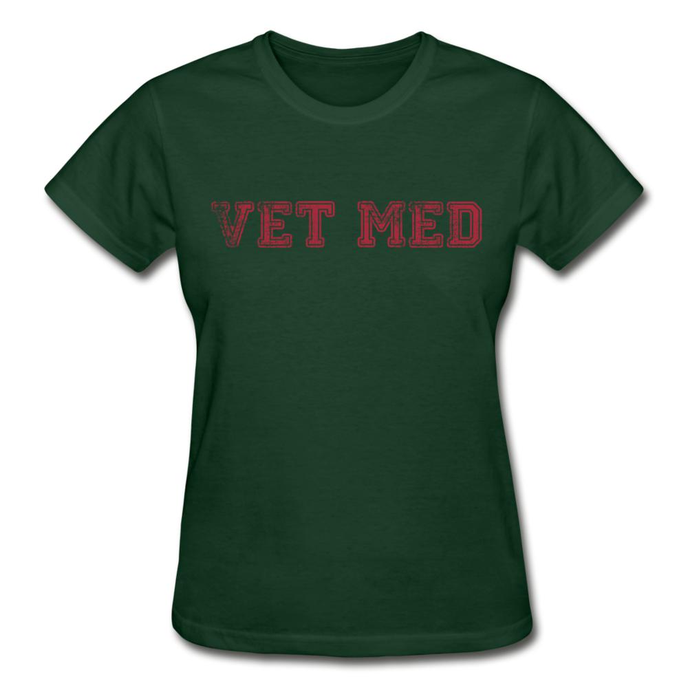 Vet med Gildan Ultra Cotton Ladies T-Shirt-Ultra Cotton Ladies T-Shirt | Gildan G200L-I love Veterinary