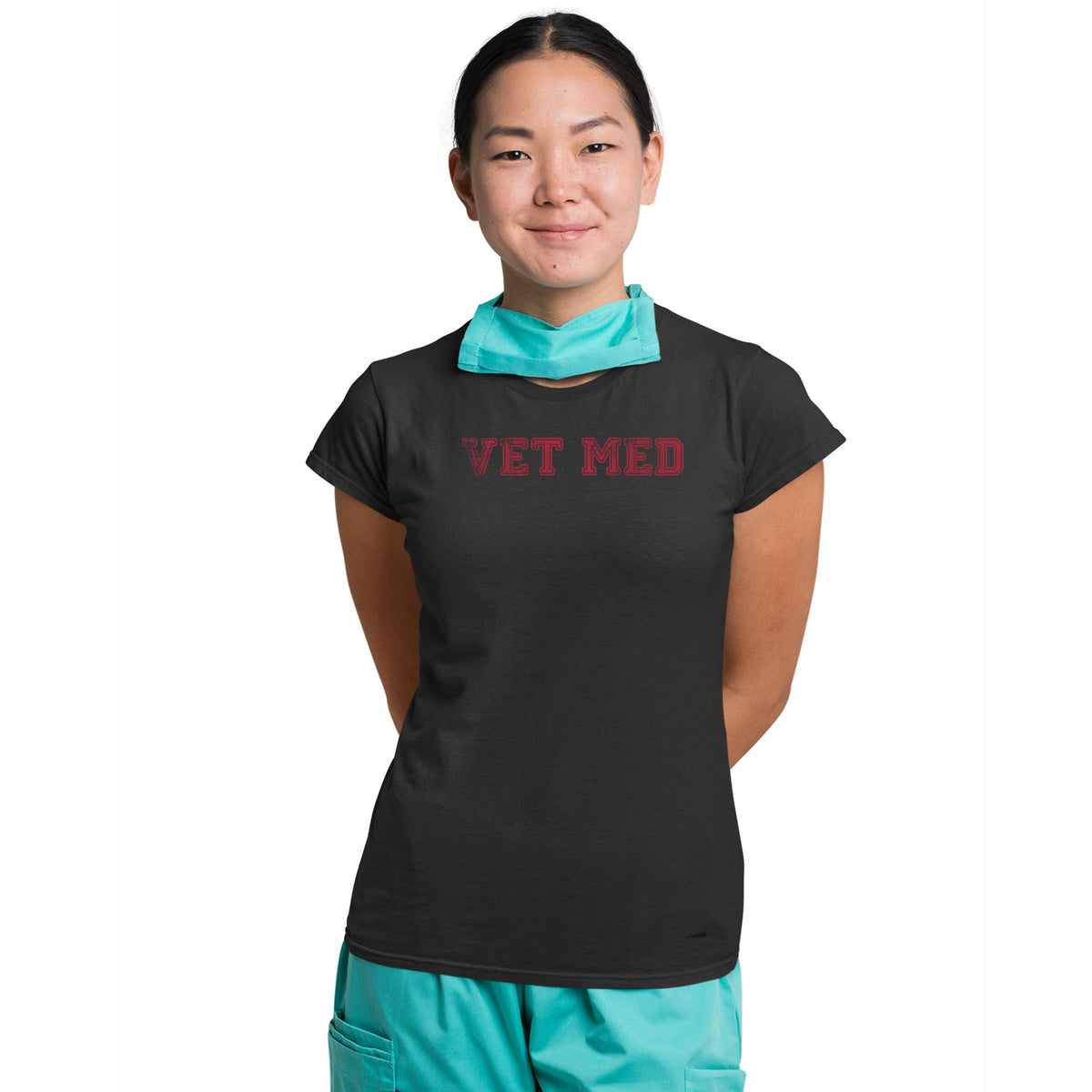 Vet med Gildan Ultra Cotton Ladies T-Shirt-Ultra Cotton Ladies T-Shirt | Gildan G200L-I love Veterinary