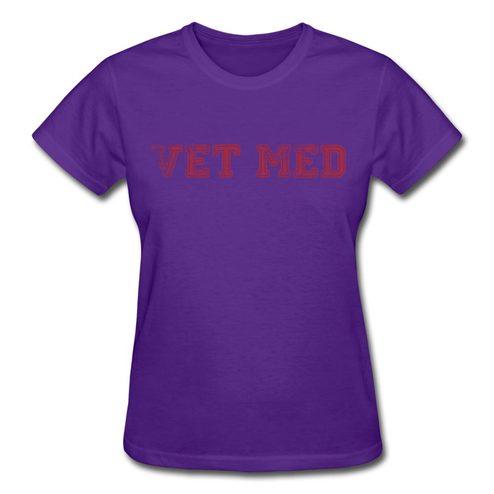 Vet med Gildan Ultra Cotton Ladies T-Shirt-Ultra Cotton Ladies T-Shirt | Gildan G200L-I love Veterinary