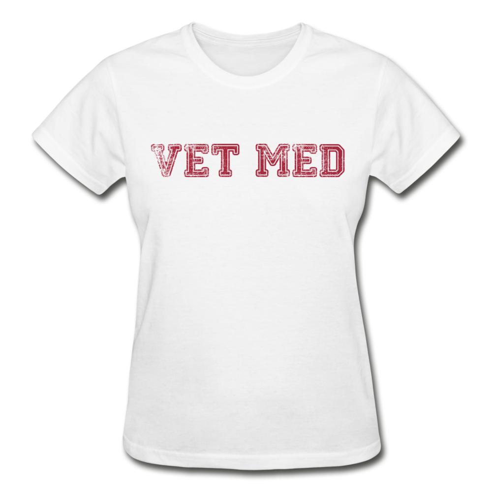 Vet med Gildan Ultra Cotton Ladies T-Shirt-Ultra Cotton Ladies T-Shirt | Gildan G200L-I love Veterinary