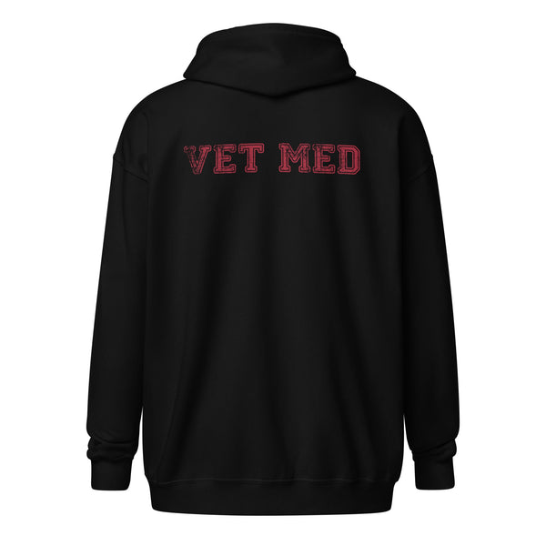 Vet Med Unisex heavy blend zip hoodie-I love Veterinary