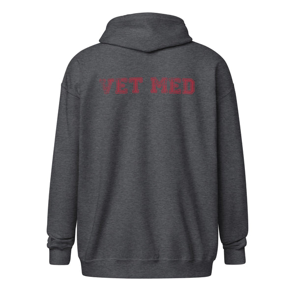 Vet Med Unisex heavy blend zip hoodie-Unisex Zip Hoodie | Gildan 18600-I love Veterinary