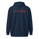 Vet Med Unisex heavy blend zip hoodie-I love Veterinary
