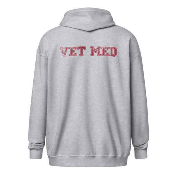 Vet Med Unisex heavy blend zip hoodie-Unisex Heavy Blend Zip Hoodie | Gildan 18600-I love Veterinary