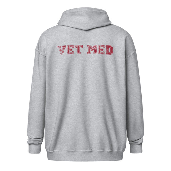Vet Med Unisex heavy blend zip hoodie-Unisex Zip Hoodie | Gildan 18600-I love Veterinary