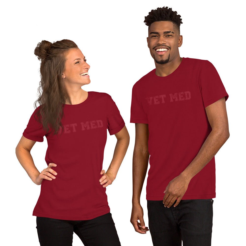 Vet med Unisex T-shirt Bella + Canvas 3001-Unisex T-Shirt | Bella + Canvas 3001-I love Veterinary