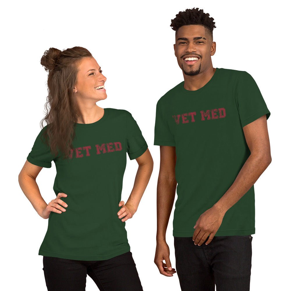Vet med Unisex T-shirt Bella + Canvas 3001-Unisex T-Shirt | Bella + Canvas 3001-I love Veterinary