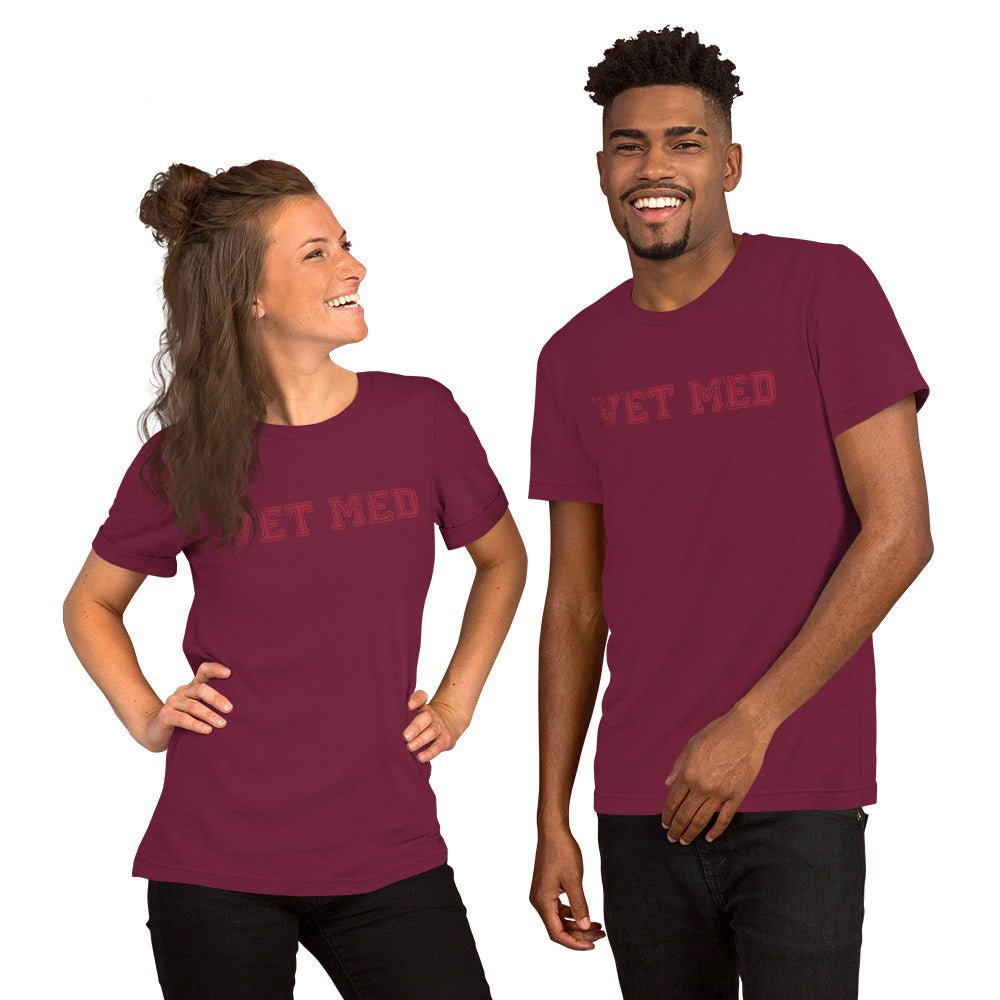 Vet med Unisex T-shirt Bella + Canvas 3001-Unisex T-Shirt | Bella + Canvas 3001-I love Veterinary