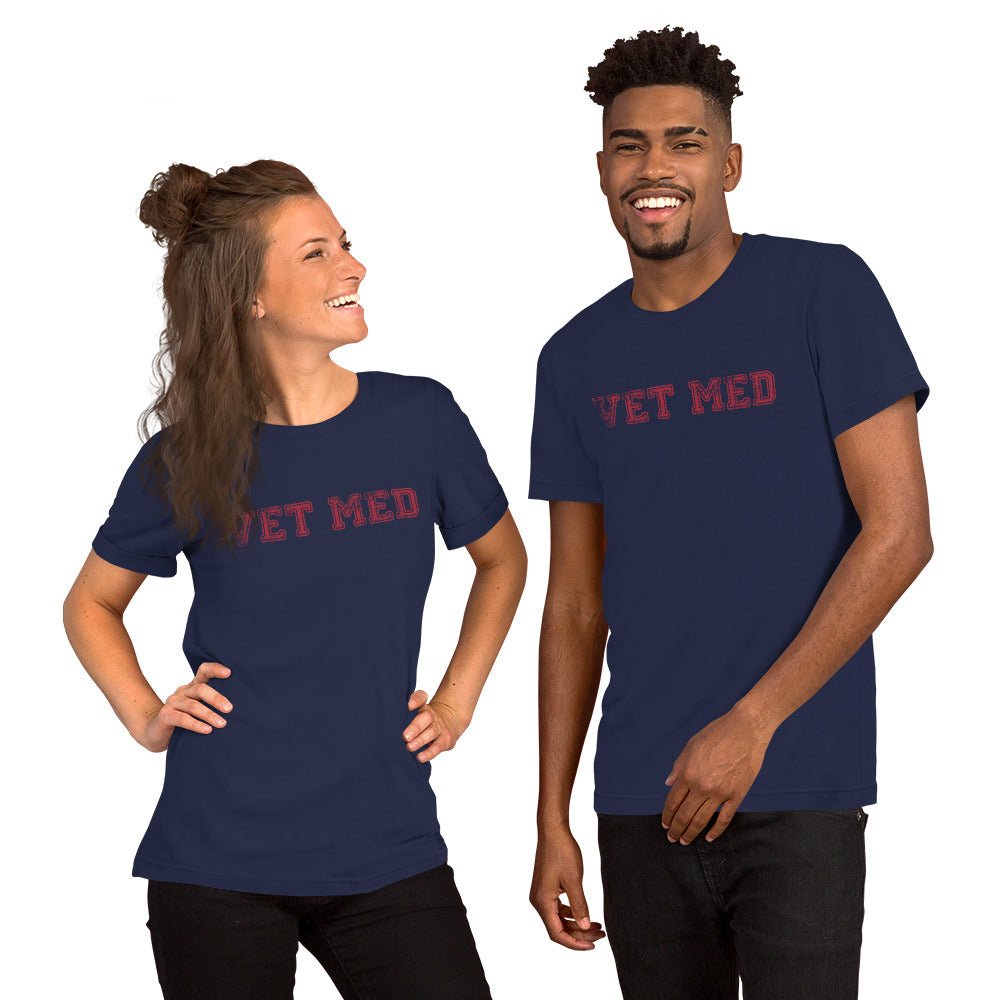Vet med Unisex T-shirt Bella + Canvas 3001-Unisex T-Shirt | Bella + Canvas 3001-I love Veterinary