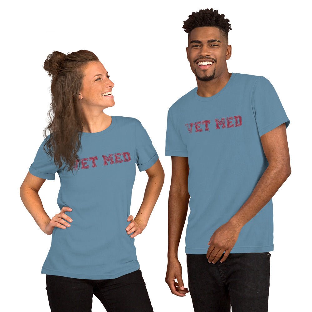 Vet med Unisex T-shirt Bella + Canvas 3001-Unisex T-Shirt | Bella + Canvas 3001-I love Veterinary