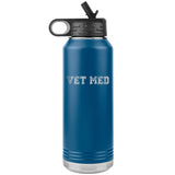 Vet med Water Bottle Tumbler 32 oz-Water Bottle Tumbler-I love Veterinary