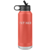 Vet med Water Bottle Tumbler 32 oz-Water Bottle Tumbler-I love Veterinary