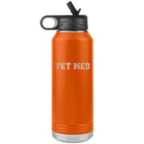 Vet med Water Bottle Tumbler 32 oz-Water Bottle Tumbler-I love Veterinary