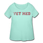 Vet med Women's Curvy T-shirt-Women’s Curvy T-Shirt | LAT 3804-I love Veterinary