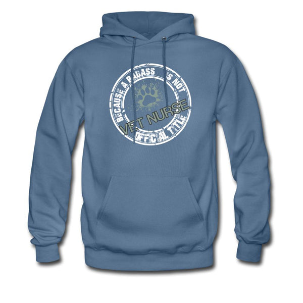 Vet Nurse Because badass is not an official job title Unisex Hoodie-Men's Hoodie-I love Veterinary