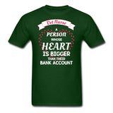 Vet Nurse Heart bigger than bank account Unisex T-shirt-Unisex Classic T-Shirt | Fruit of the Loom 3930-I love Veterinary
