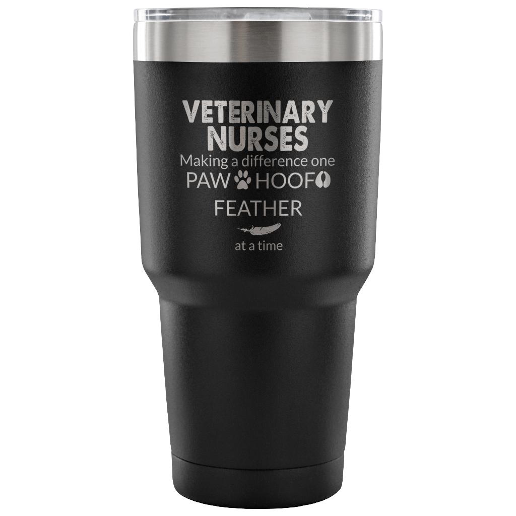 Vet Nurse- Making a Difference 30oz Vacuum Tumbler-Tumblers-I love Veterinary