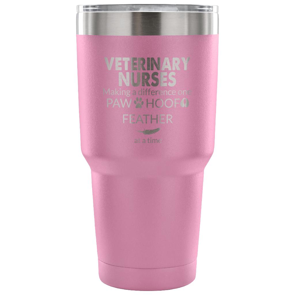 Vet Nurse- Making a Difference 30oz Vacuum Tumbler-Tumblers-I love Veterinary