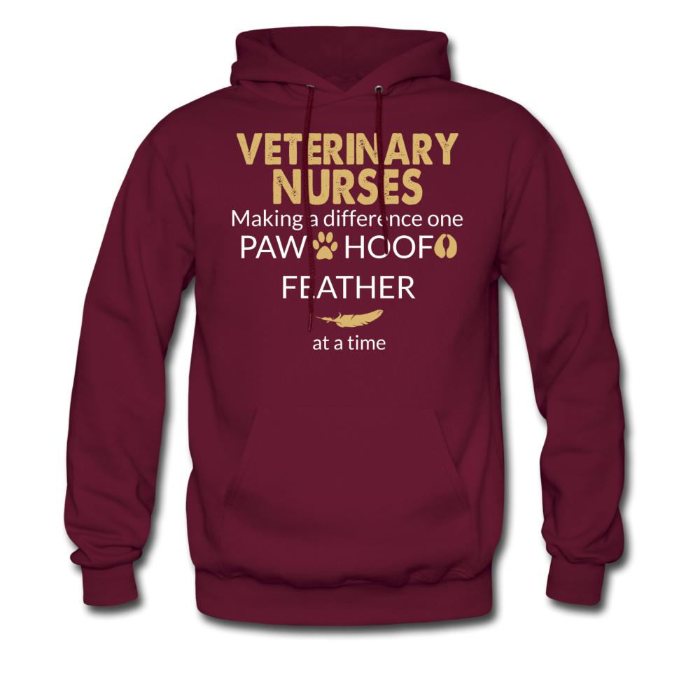 Vet Nurse Making a Difference Unisex Hoodie-Men's Hoodie | Hanes P170-I love Veterinary