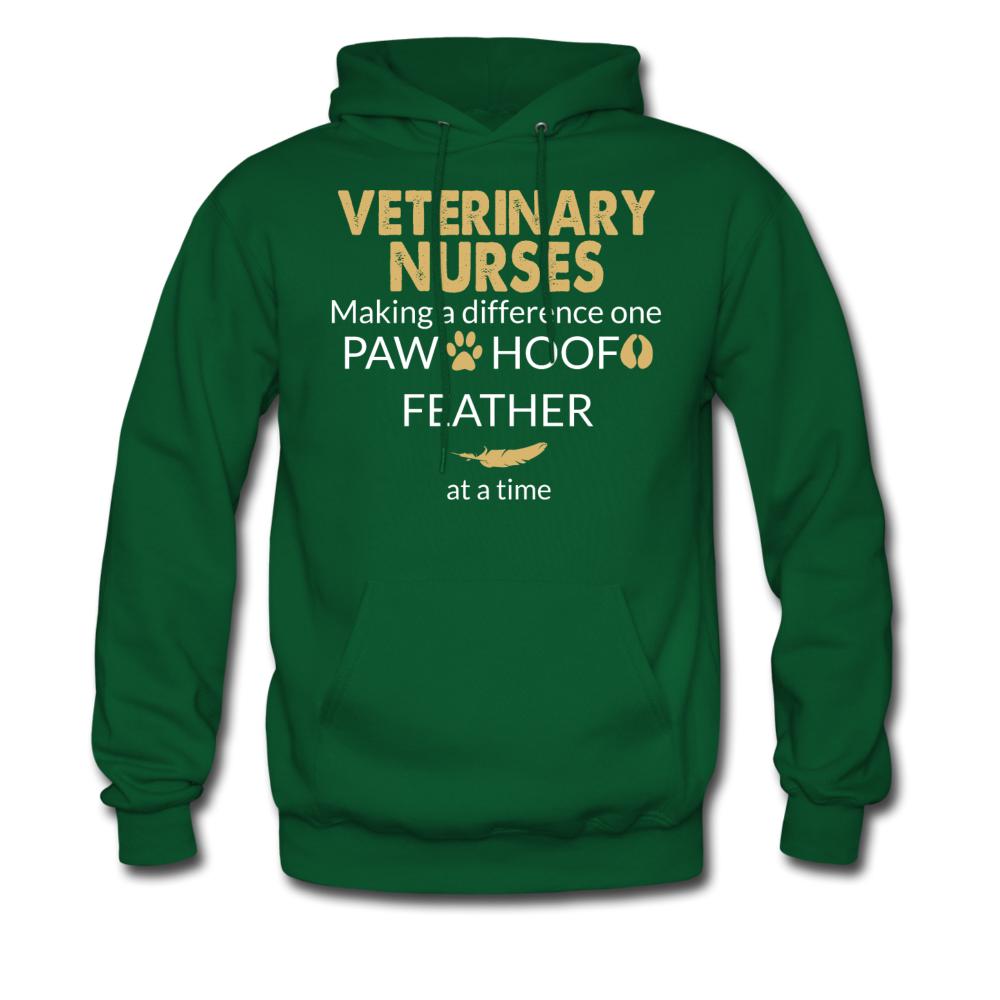 Vet Nurse Making a Difference Unisex Hoodie-Men's Hoodie | Hanes P170-I love Veterinary