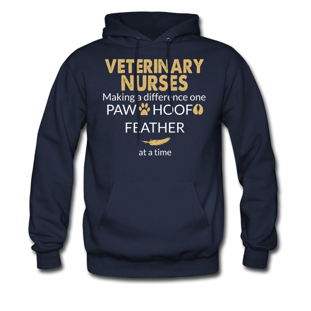 Vet Nurse Making a Difference Unisex Hoodie-Men's Hoodie | Hanes P170-I love Veterinary