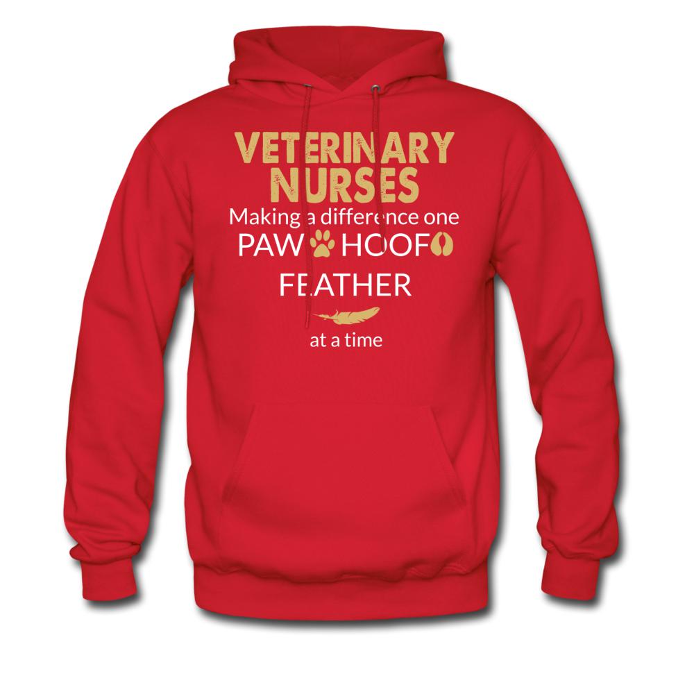 Vet Nurse Making a Difference Unisex Hoodie-Men's Hoodie | Hanes P170-I love Veterinary