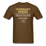 Vet Nurse- Making a Difference Unisex T-shirt-Unisex Classic T-Shirt | Fruit of the Loom 3930-I love Veterinary