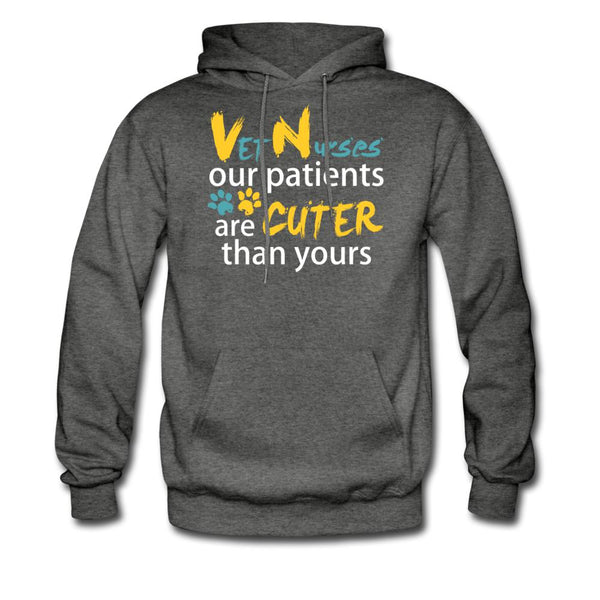Vet Nurse Our patients are cuter than yours Unisex Hoodie-Men's Hoodie | Hanes P170-I love Veterinary
